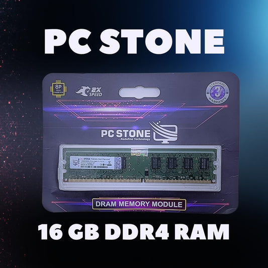 PC STONE 16GB DDR4 Desktop RAM 2400MHz DIMM Memory Module CL5 for Intel & AMD Desktop PCs