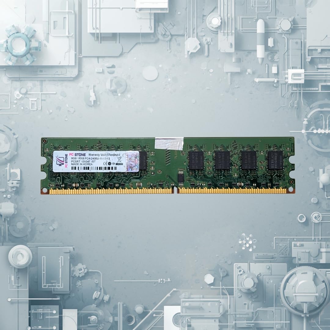 PC STONE 8GB DDR4 Desktop RAM 2400MHz DIMM Memory Module CL5 for Intel & AMD Desktop PCs
