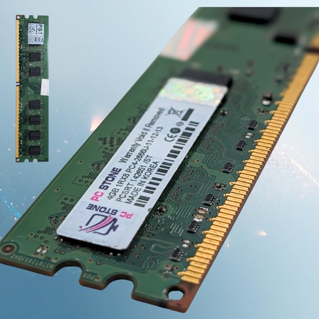 PC STONE 4GB DDR4 Desktop RAM 2666MHz DIMM Memory Module CL5 for Intel & AMD Desktop PCs