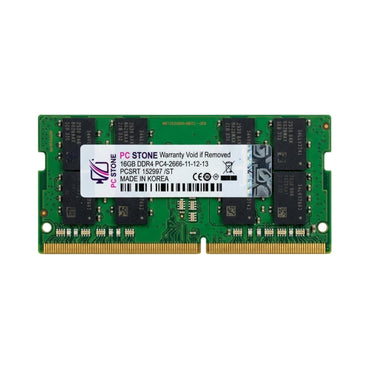 PC STONE 16GB DDR4 Laptop RAM PC4-2666U 2666MHz SO-DIMM Memory Module