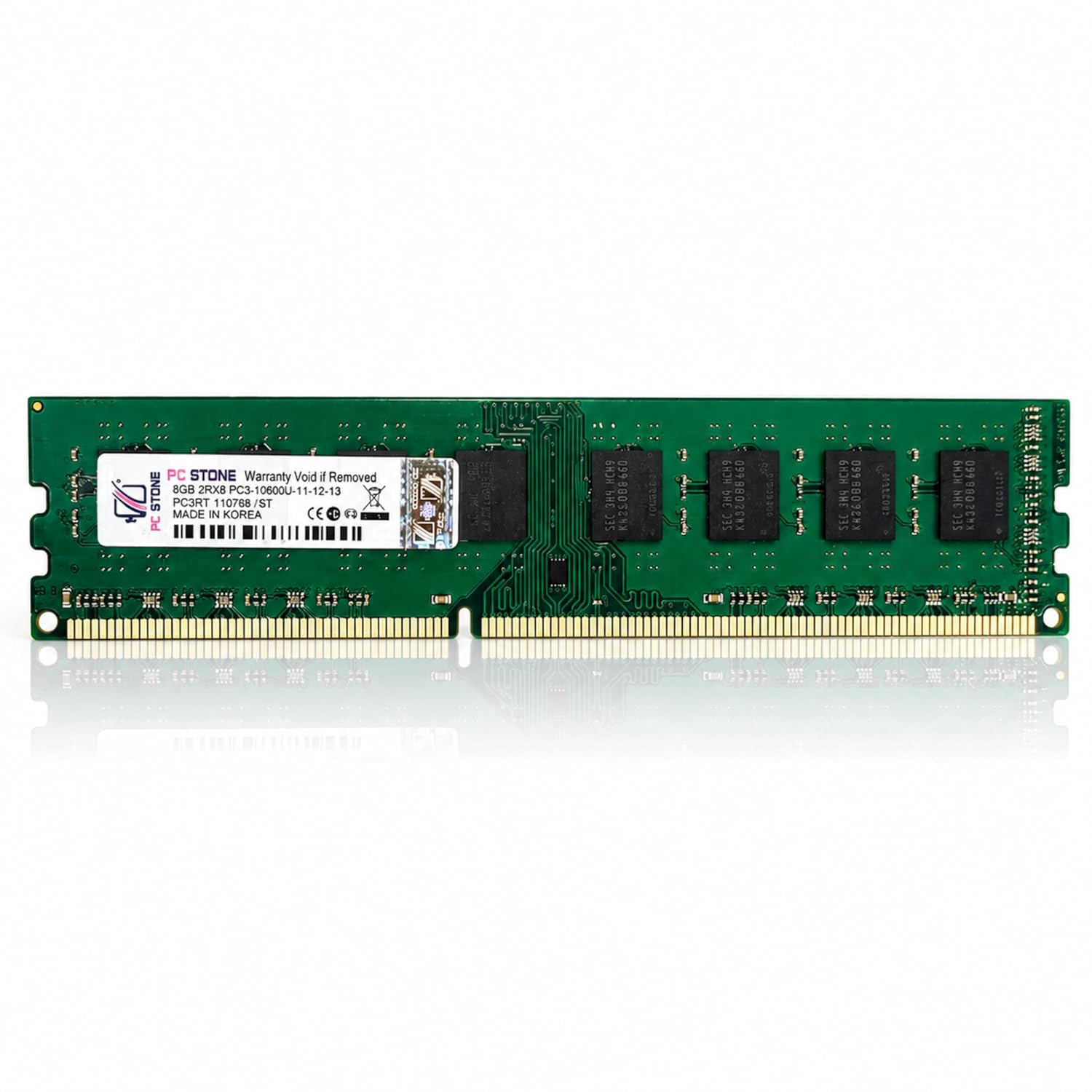 PC STONE 8GB DDR3 Desktop RAM 10600 (PC3-10600) DIMM Memory Module for Desktop PC | 240-Pin | High-Speed Performance