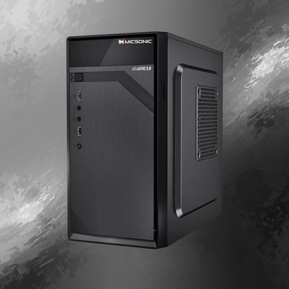 MICSONIC Atlantic 2.0 Desktop Computer, Core i7 4th Gen, 16GB DDR3 RAM, 256GB SSD, Windows 10
