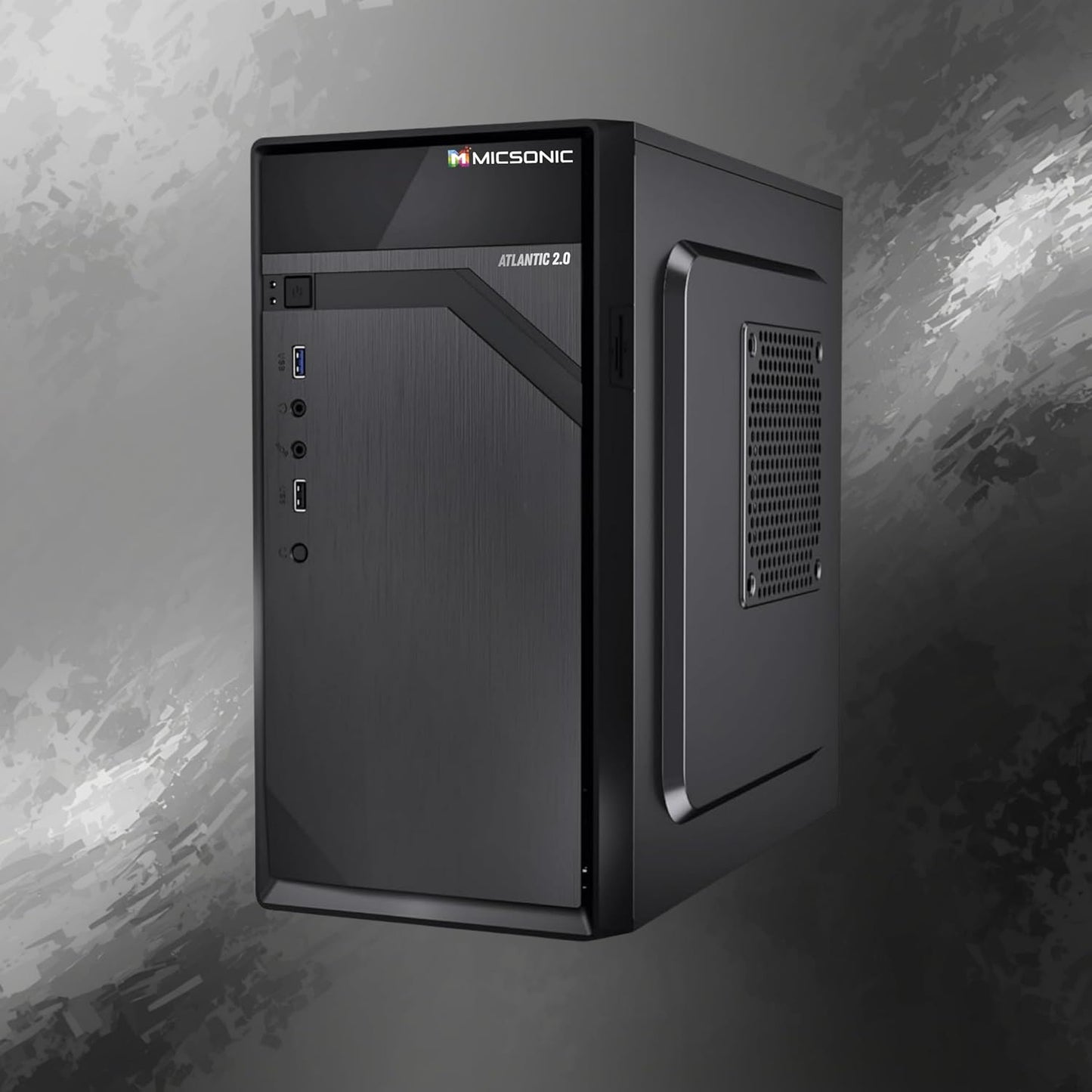 MICSONIC Atlantic 2.0 Desktop Computer, Core i5 4th Gen, 16GB DDR3 RAM, 256GB SSD, Windows 10
