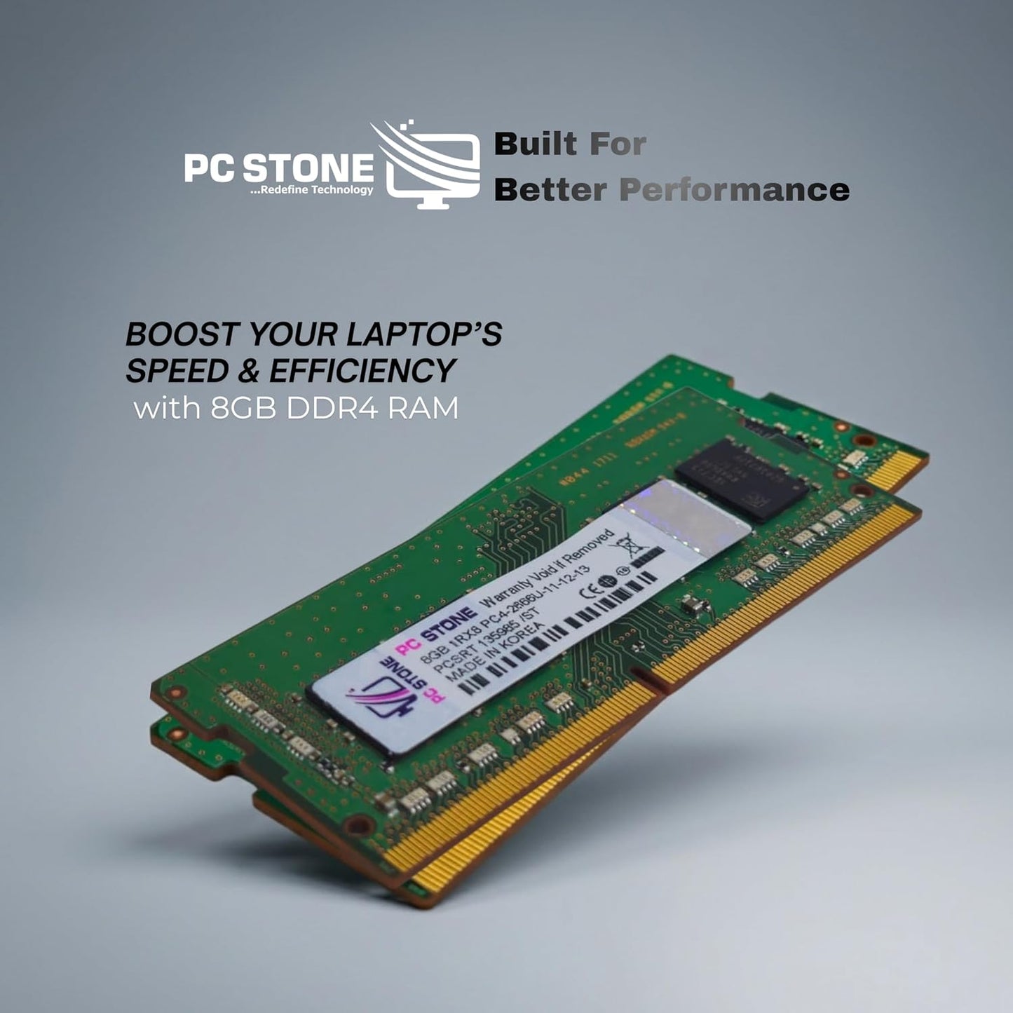 PC STONE 8GB DDR4 Laptop RAM 2666MHz SO-DIMM Memory Module