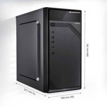 MICSONIC Atlantic 2.0 Desktop Computer, Core i7 4th Gen, 8GB DDR3 RAM, 256GB SSD, Windows 10
