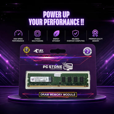 PC STONE 4GB DDR3 Desktop RAM PC3L-12800 (DDR3-1600) 240-Pin DIMM Memory Module