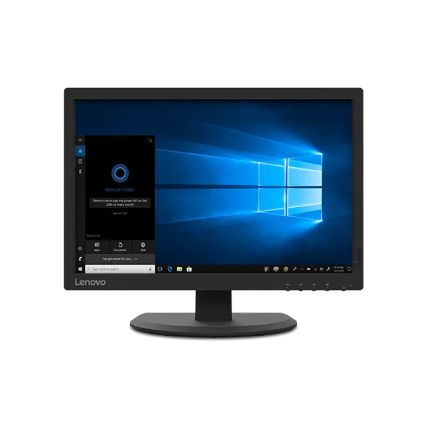 Lenovo 20 Inch Refurbished LED Monitor