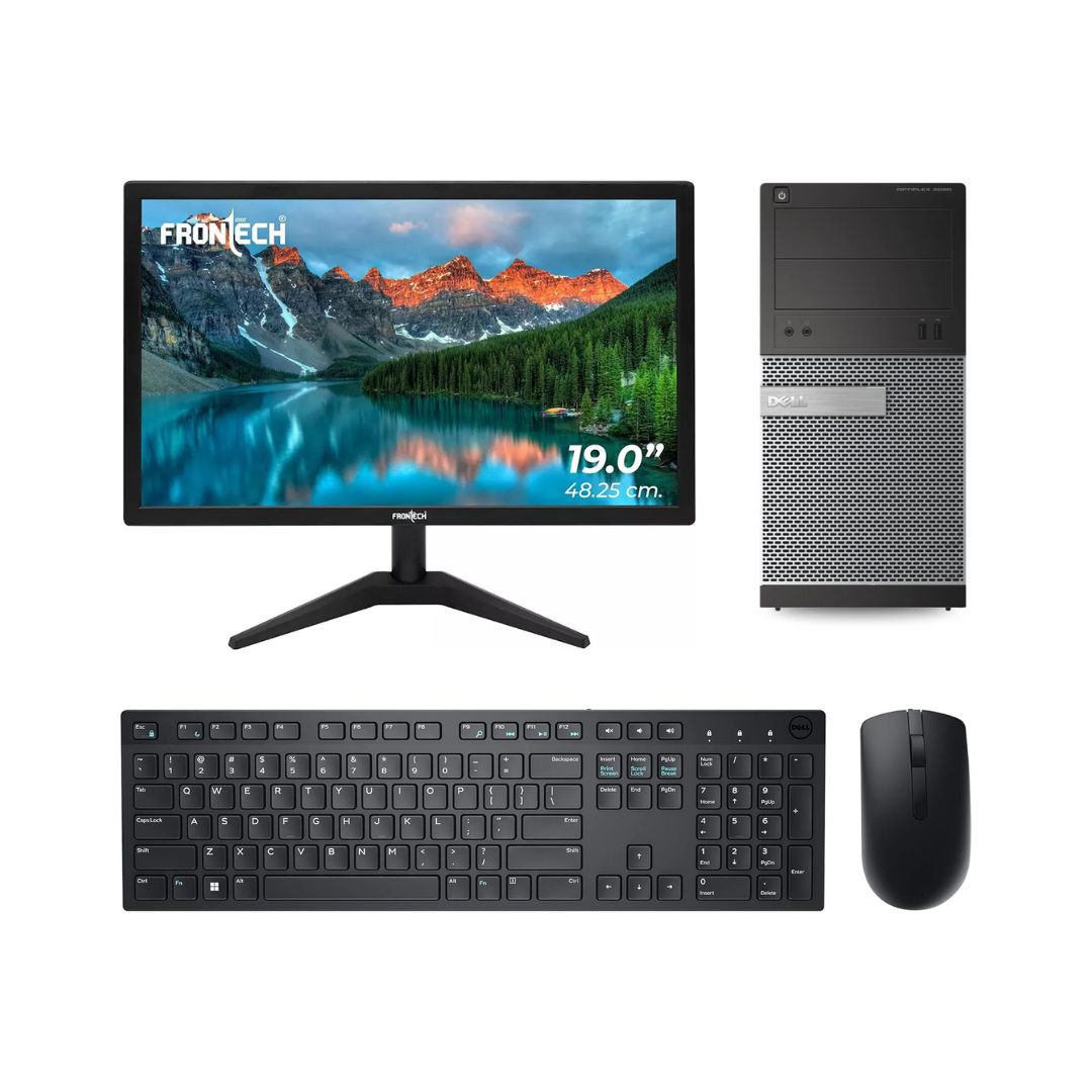 Dell 3020 Refurbished Desktop Complete Set – Includes Monitor, Keyboard & Mouse