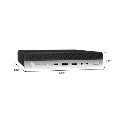 HP ProDesk 600 G3 Tiny i5 6th Gen Refurbished Desktop