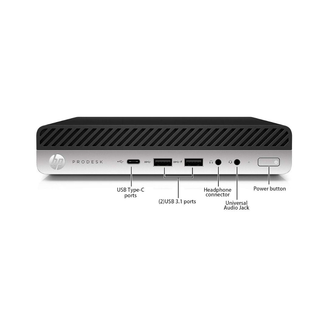 HP ProDesk 600 G3 Tiny i3 7th Gen Refurbished Desktop
