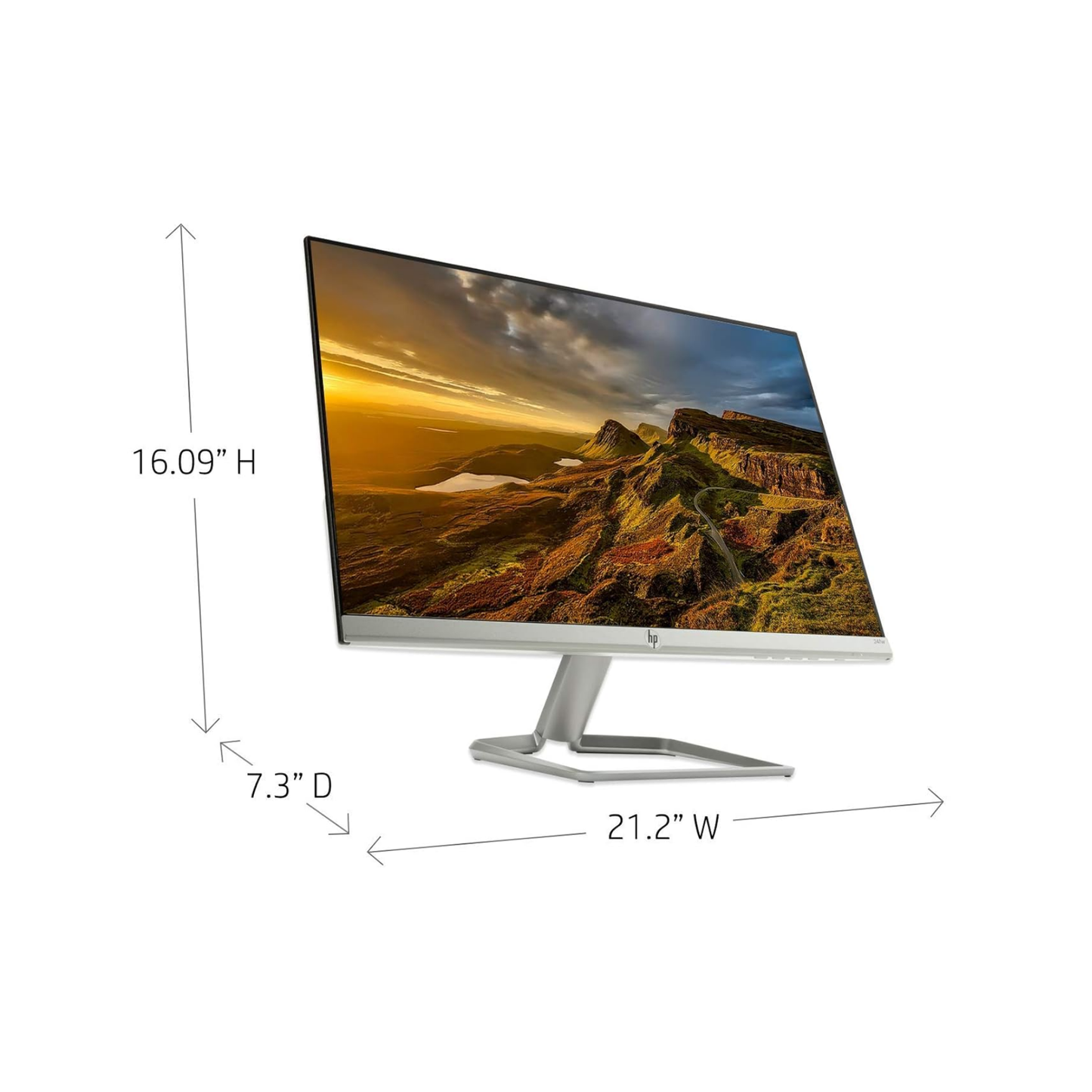 HP 24 Inch IPS LED Refurbished Monitor