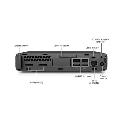 HP ProDesk 600 G3 Tiny i5 6th Gen Refurbished Desktop